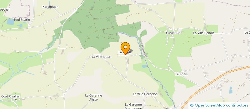 localisation de l'entreprise MONSIEUR THIERRY RAULT  LE HAUT-CORLAY