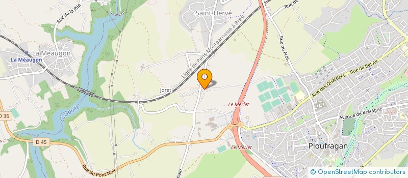 localisation de l'entreprise MONSIEUR THIERRY RAULT  PLOUFRAGAN