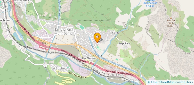 localisation de l'entreprise MONSIEUR THIERRY RAVIER  SAINT-JULIEN-MONT-DENIS