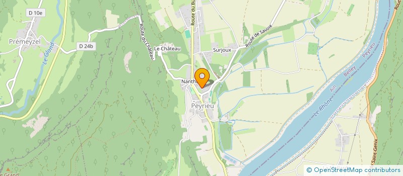 localisation de l'entreprise MONSIEUR THIERRY RAVIER  PEYRIEU