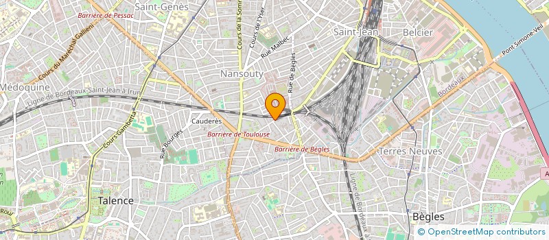 localisation de l'entreprise MONSIEUR THIERRY REBILLARD à BORDEAUX