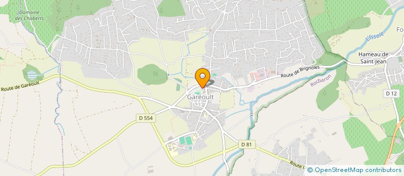 localisation de l'entreprise MONSIEUR THIERRY RECCHIA  GAREOULT