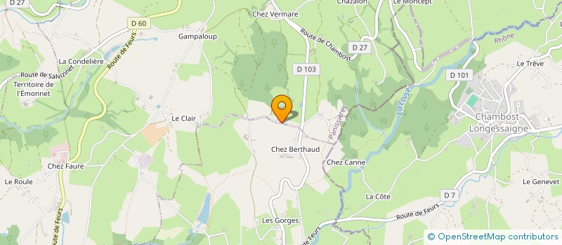 localisation de l'entreprise MONSIEUR THIERRY RECORBET  PANISSIERES