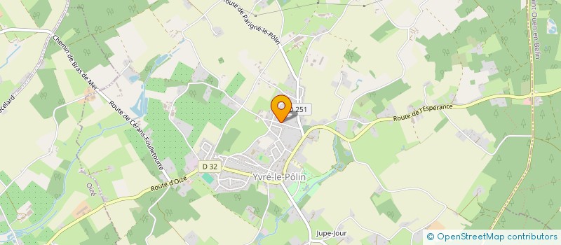 localisation de l'entreprise MONSIEUR THIERRY REFOURD  YVRE LE POLIN