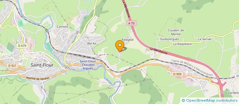 localisation de l'entreprise MONSIEUR THIERRY REGIMBAL à NEUVEGLISE-SUR-TRUYERE