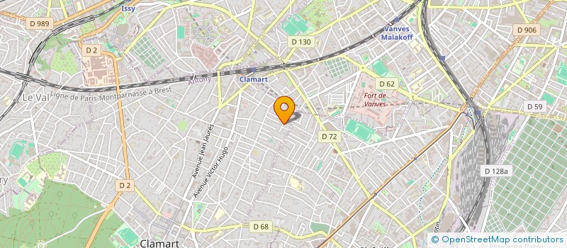 localisation de l'entreprise MONSIEUR THIERRY REGIMBEAU DE FREDY  CLAMART