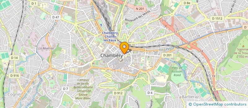 localisation de l'entreprise MONSIEUR THIERRY-REGIS GUILLOT à CHAMBERY