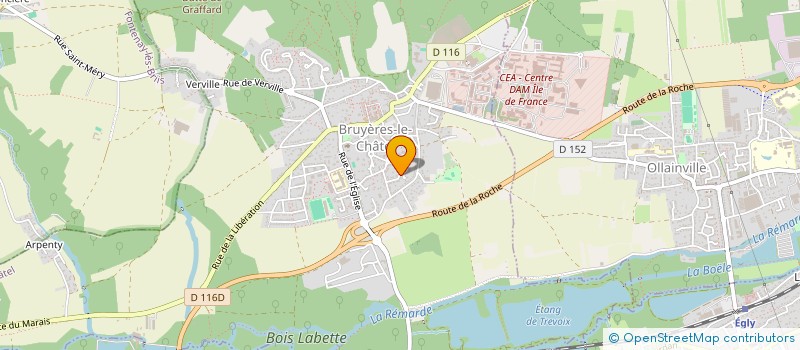 localisation de l'entreprise MONSIEUR THIERRY RENAULT  BRUYERES-LE-CHATEL