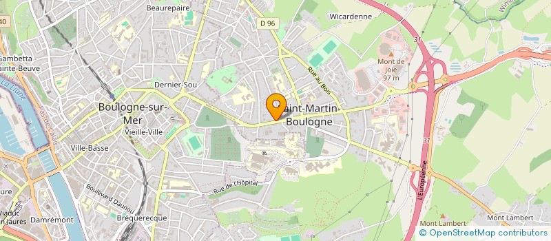 localisation de l'entreprise MONSIEUR THIERRY RENAUX  SAINT-MARTIN-BOULOGNE