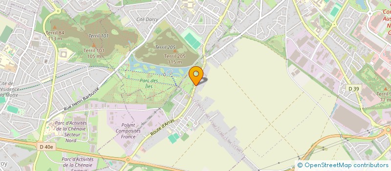 localisation de l'entreprise MONSIEUR THIERRY RENIER  HENIN-BEAUMONT