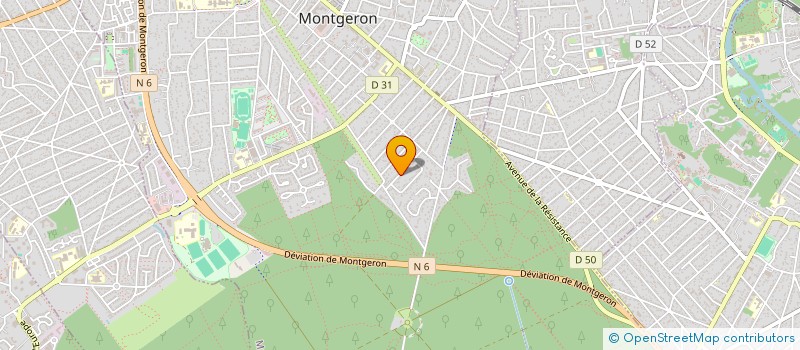 localisation de l'entreprise MONSIEUR THIERRY RENOU  MONTGERON
