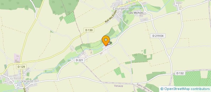 localisation de l'entreprise MONSIEUR THIERRY RENOUX  SAINT-PIERRE-DE-JUILLERS