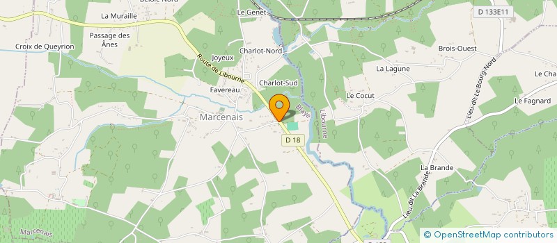 localisation de l'entreprise MONSIEUR THIERRY REQUIER  MARCENAIS