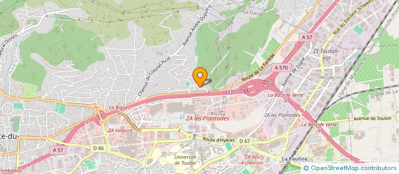 localisation de l'entreprise MONSIEUR THIERRY RESTA  LA VALETTE-DU-VAR