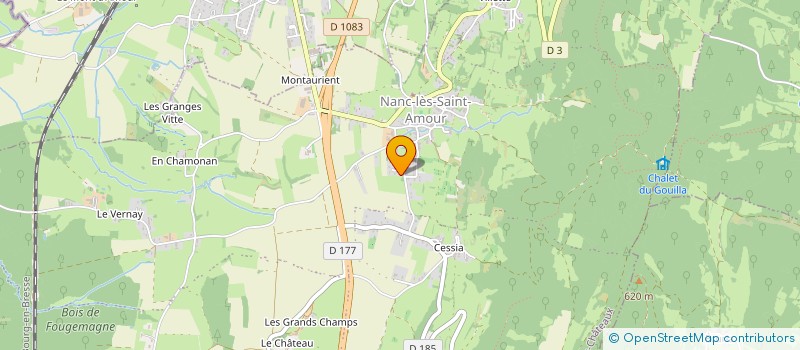 localisation de l'entreprise MONSIEUR THIERRY RETHOUZE à LES TROIS-CHATEAUX