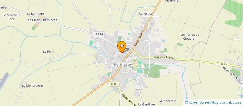 localisation de l'entreprise MONSIEUR THIERRY RETIF  PONTLEVOY