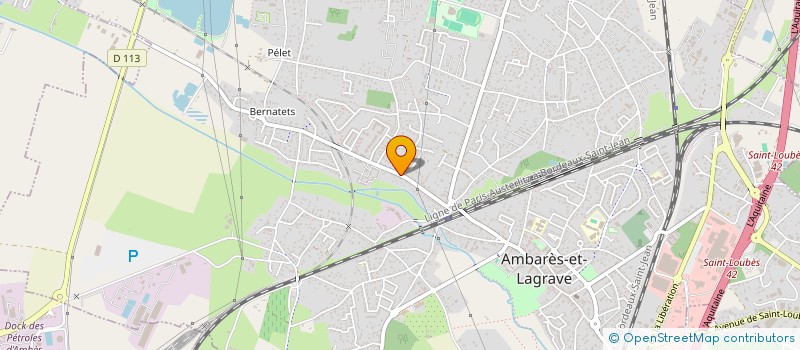 localisation de l'entreprise MONSIEUR THIERRY REY à AMBARES-ET-LAGRAVE