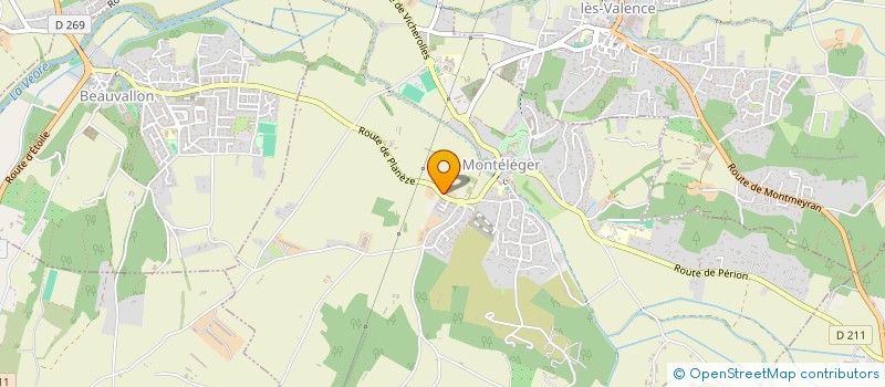 localisation de l'entreprise MONSIEUR THIERRY REYNAUD  MONTELEGER