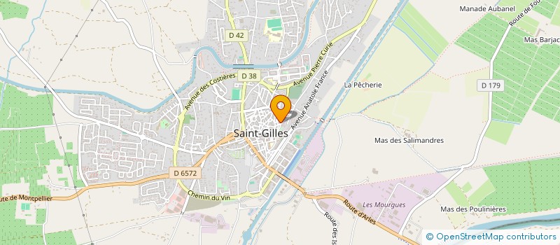 localisation de l'entreprise MONSIEUR THIERRY REYNAUD à SAINT-GILLES