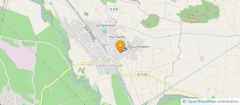 localisation de l'entreprise MONSIEUR THIERRY RIBA à SALLELES-D'AUDE