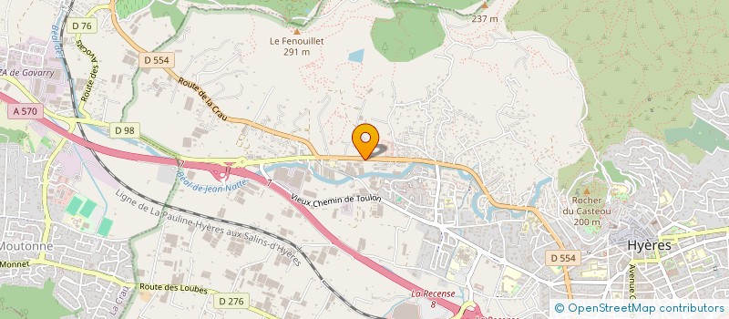 localisation de l'entreprise MONSIEUR THIERRY RIBEIRO  HYERES