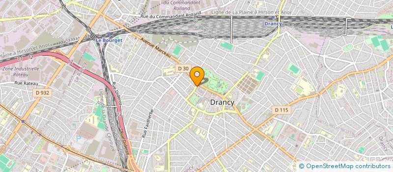 localisation de l'entreprise MONSIEUR THIERRY RIBEIRO FERREIRA  DRANCY