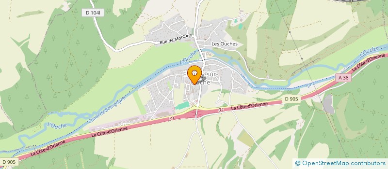 localisation de l'entreprise MONSIEUR THIERRY RIBES PAYROT  FLEUREY-SUR-OUCHE