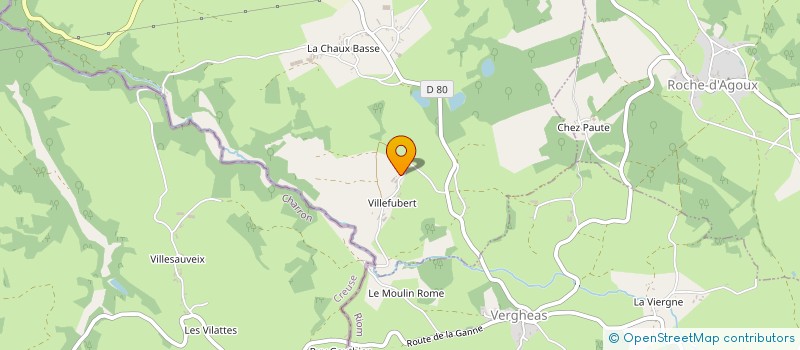 localisation de l'entreprise MONSIEUR THIERRY RIBOULET  SAINT-MAURICE-PRES-PIONSAT