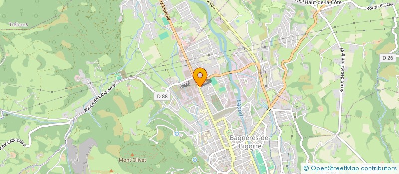 localisation de l'entreprise MONSIEUR THIERRY RICARD  BAGNERES-DE-BIGORRE