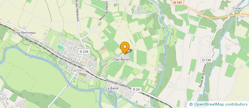 localisation de l'entreprise MONSIEUR THIERRY RICHARD à CHANIERS