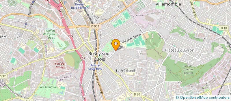 localisation de l'entreprise MONSIEUR THIERRY RICHER à ROSNY-SOUS-BOIS