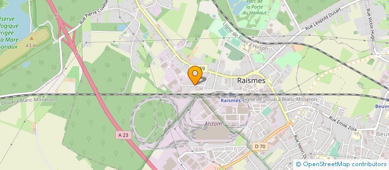 localisation de l'entreprise MONSIEUR THIERRY RICHEZ  RAISMES