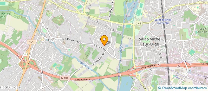 localisation de l'entreprise MONSIEUR THIERRY RIDEL à LONGPONT-SUR-ORGE