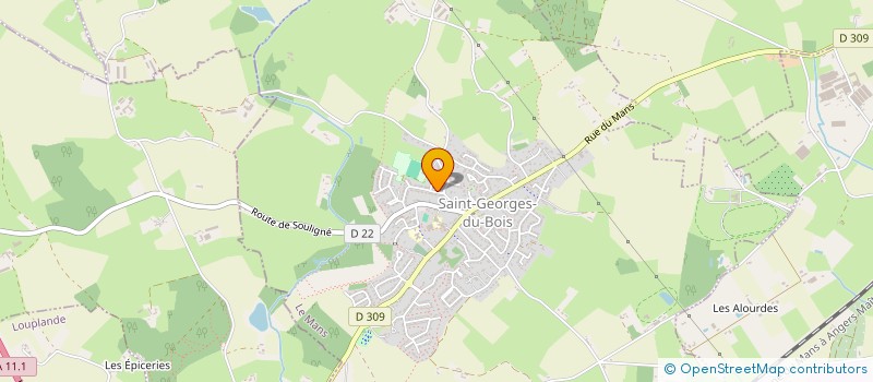 localisation de l'entreprise MONSIEUR THIERRY RIDERAY  SAINT-GEORGES-DU-BOIS