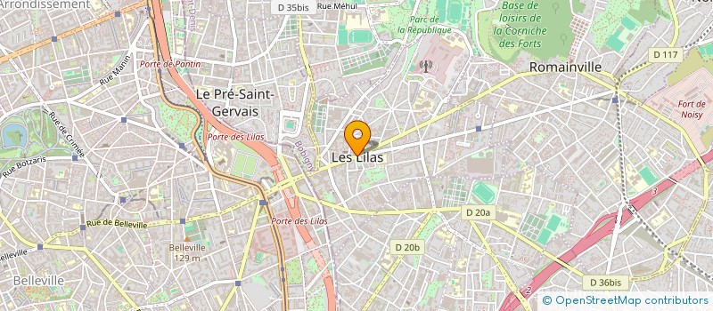 localisation de l'entreprise MONSIEUR THIERRY RIES à LES LILAS
