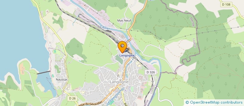 localisation de l'entreprise MONSIEUR THIERRY RIEU  LANGOGNE