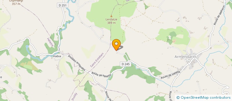 localisation de l'entreprise MONSIEUR THIERRY RIEUX à ARMENDARITS