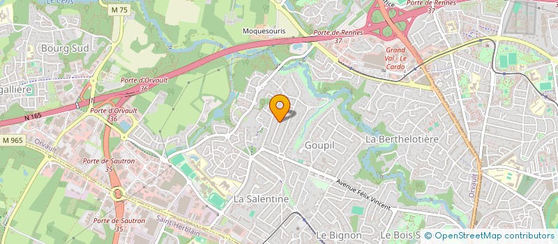 localisation de l'entreprise MONSIEUR THIERRY RIGAL à ORVAULT