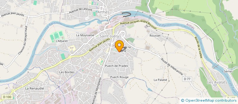 localisation de l'entreprise MONSIEUR THIERRY RIGOLOT  SAINT-JUERY