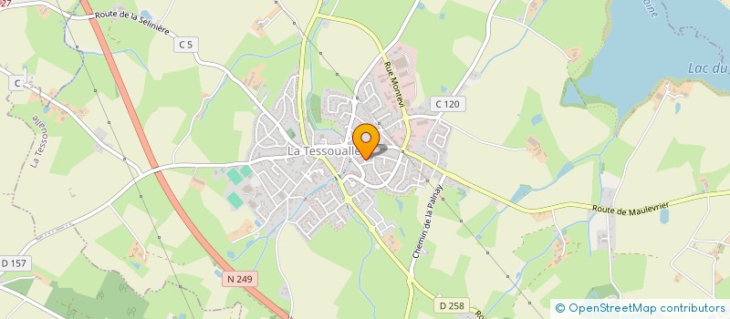 localisation de l'entreprise MONSIEUR THIERRY RIOTTEAU  LA TESSOUALLE