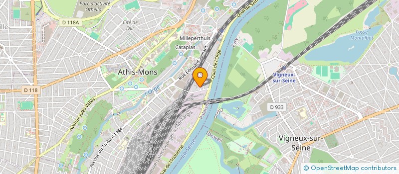 localisation de l'entreprise MONSIEUR THIERRY RIPPON  ATHIS-MONS