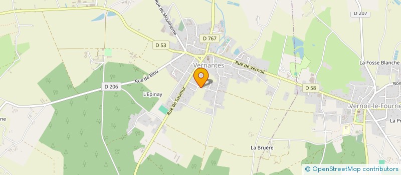 localisation de l'entreprise MONSIEUR THIERRY RIQUIN  VERNANTES