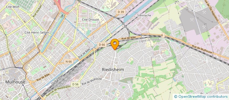 localisation de l'entreprise MONSIEUR THIERRY RISS  RIEDISHEIM