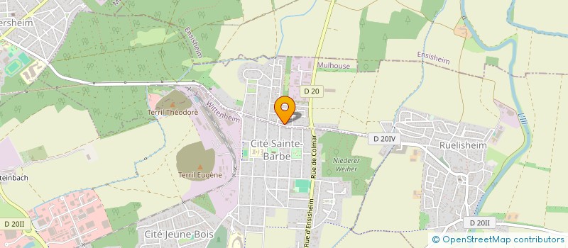 localisation de l'entreprise MONSIEUR THIERRY RITZENTHALER  RUELISHEIM