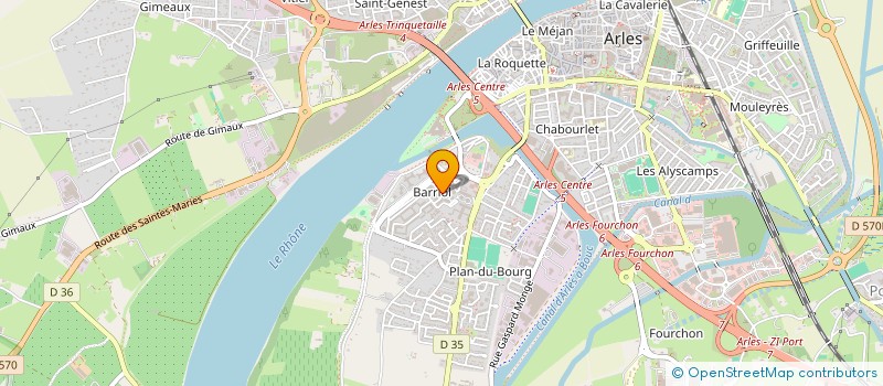 localisation de l'entreprise MONSIEUR THIERRY RIVAS à ARLES