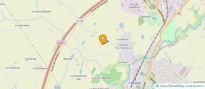 localisation de l'entreprise MONSIEUR THIERRY RIVEREAU à CHEMILLE-EN-ANJOU