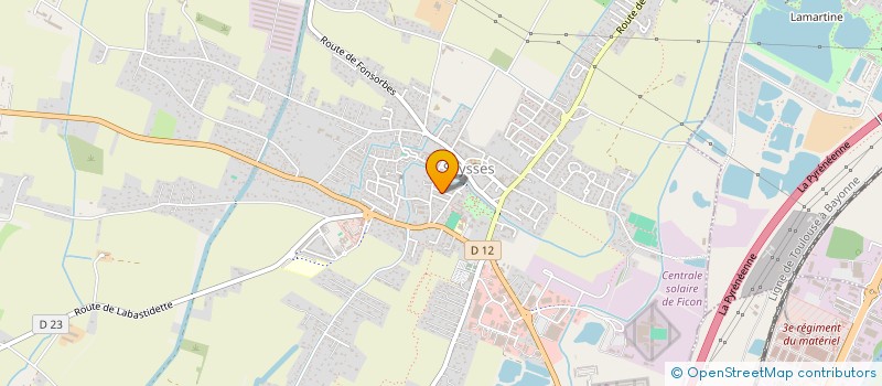 localisation de l'entreprise MONSIEUR THIERRY RIVIERE  LAMASQUERE