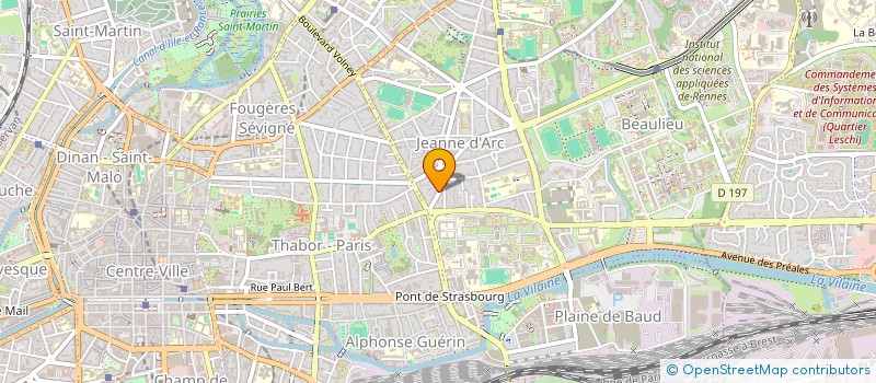 localisation de l'entreprise MONSIEUR THIERRY ROBERT à RENNES