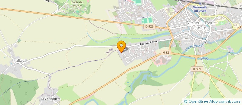 localisation de l'entreprise MONSIEUR THIERRY ROBERT  VERNEUIL D'AVRE ET D'ITON