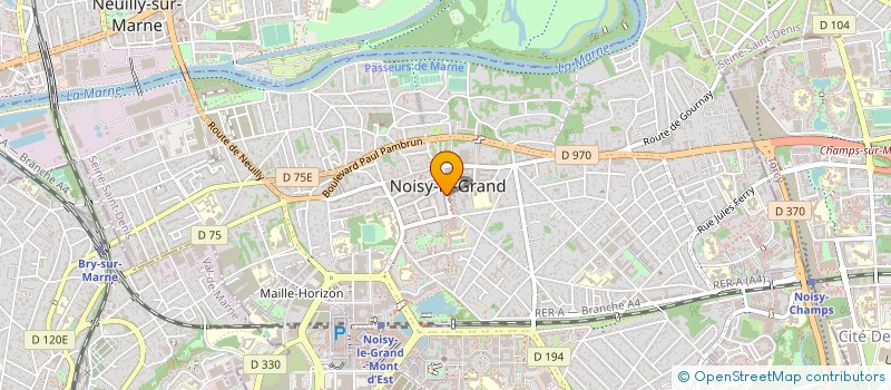 localisation de l'entreprise MONSIEUR THIERRY ROBIC  NOISY-LE-GRAND